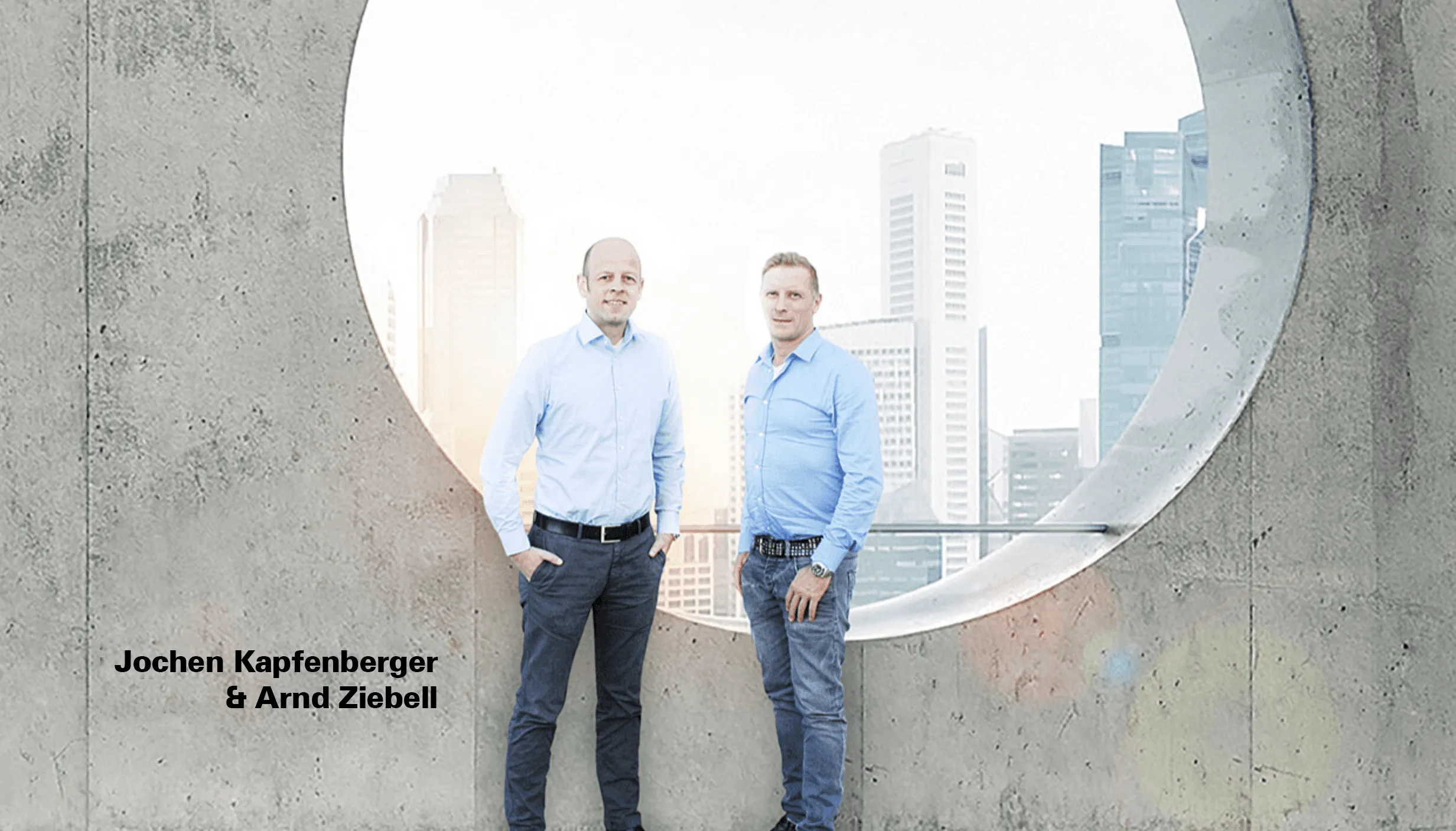 CFProfile founders Dr. Jochen Kapfenberger and Arnd Ziebell